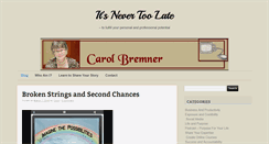 Desktop Screenshot of carolbremner.com
